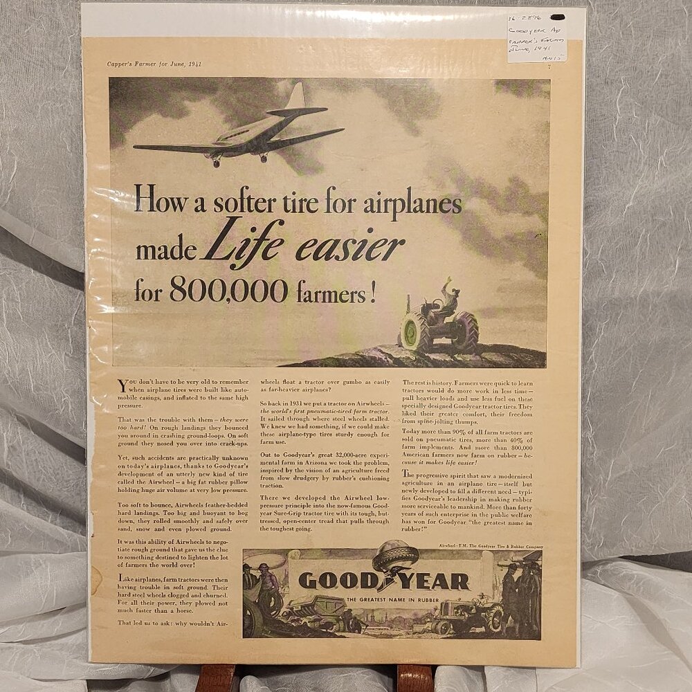 Goodyear Tire - Vintage Advertising - 1941